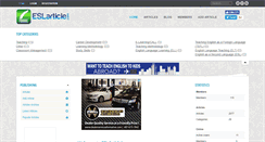 Desktop Screenshot of eslarticle.com