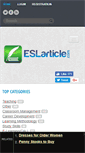 Mobile Screenshot of eslarticle.com